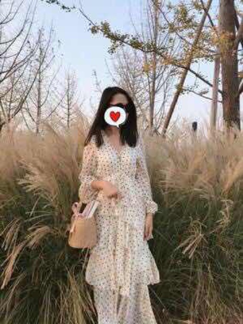 Váy tầng xinh- kèm ảnh khách chụp  mã 041