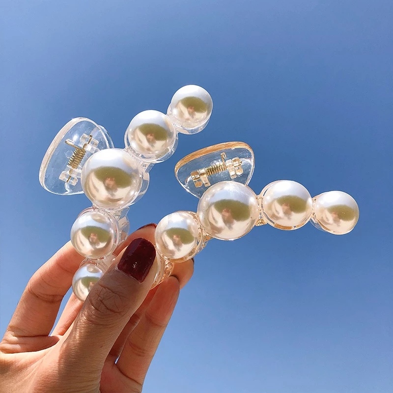 Kẹp Tóc Đính Ngọc Trai Giả Thời Trang Dành Cho Nữ