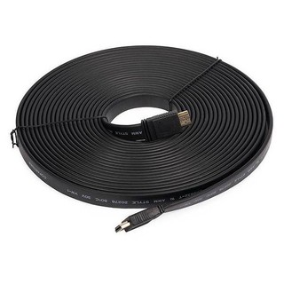 [Hàng Chính Hãng]Dây Cáp HDMI 15m dẹt đen-Dây cáp kết nối cổng HDMI 2 đầu tốt chống nhiễu xịn chất lượng cao giá rẻ