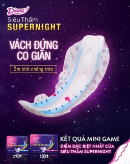 Băng vệ sinh Diana Supper Night 42cm