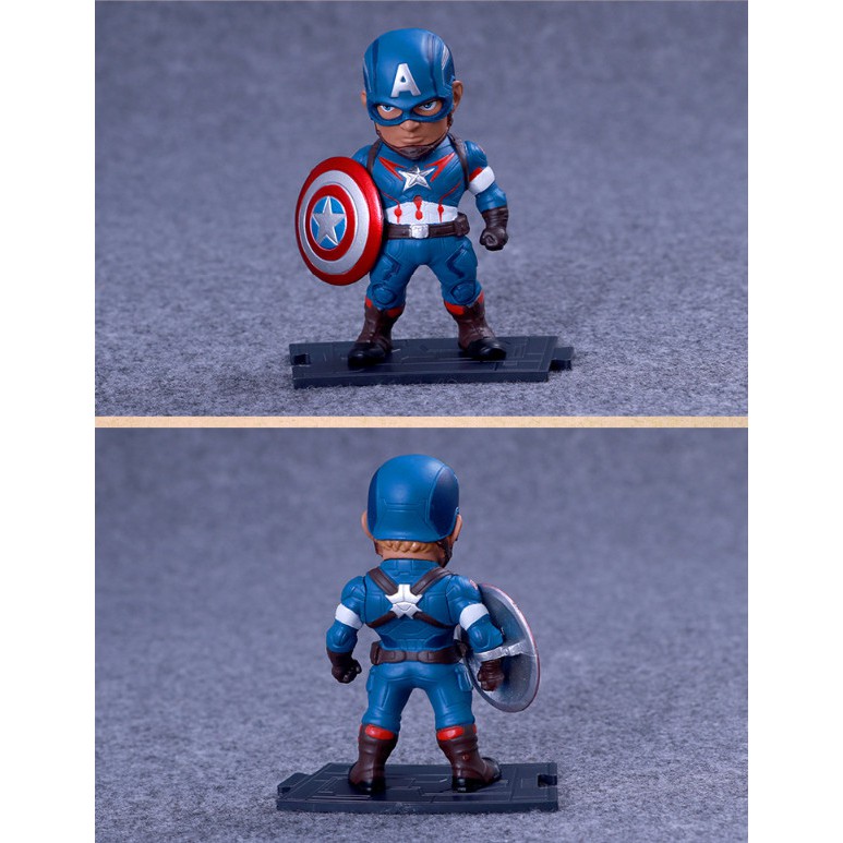 Mô hình 5 nhân vật Marvel Avenger cao cấp 9cm - The Royal's