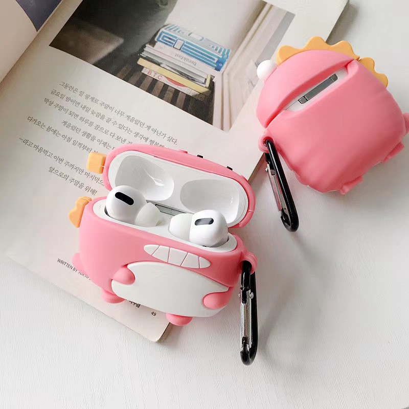 Ốp tai nghe không dây KL hồng gai vàng siêu đáng yêu - tai nghe bluetooth i11, i12 Airpod 1/2 3 Pro 1097 CAKLHGV