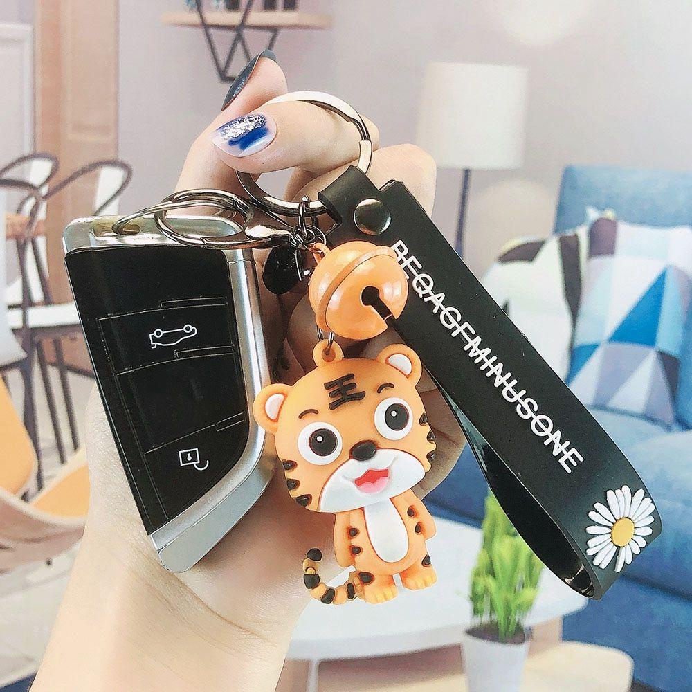 Móc Khóa Hình Chú Hổ Hoạt Hình Đáng Yêu