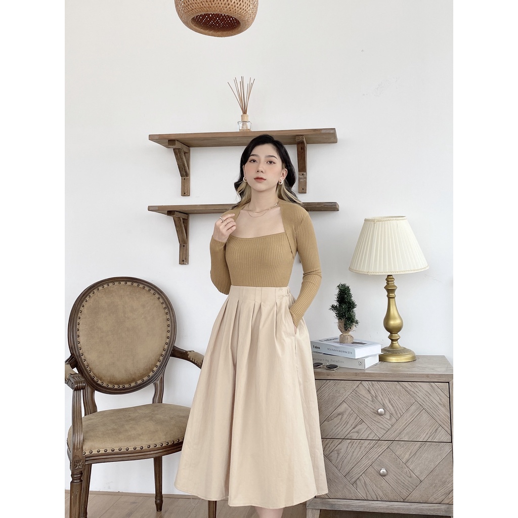 ÁO LEN ĐU SÁT CỔ VUÔNG | BigBuy360 - bigbuy360.vn