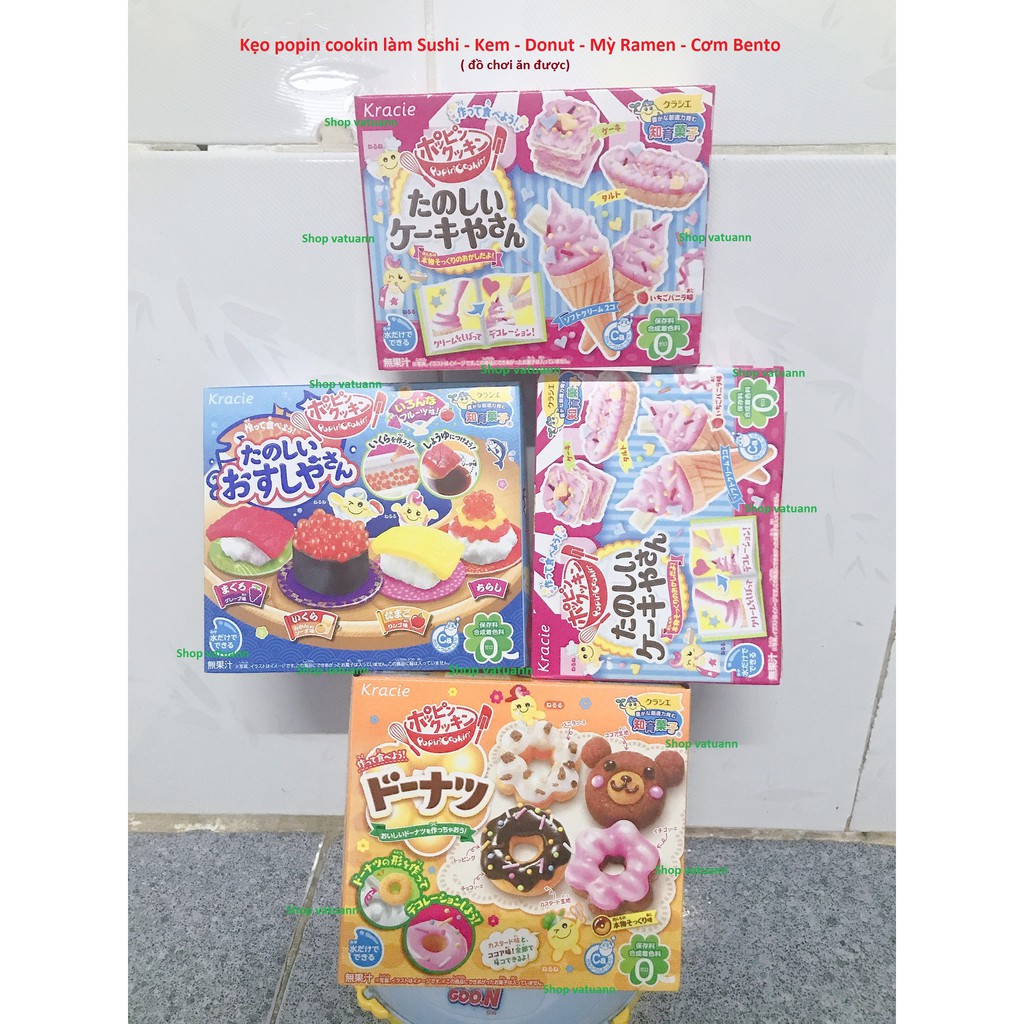 Kẹo Popin Cookin Nhật Bản - đồ chơi giáo dục ăn được ( đủ loại , có bán sỉ) DATE Mới