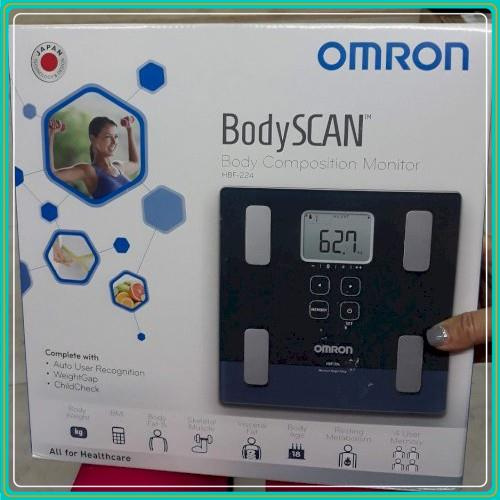 Cân Phân Tích Lượng Mỡ Cơ Thể Điện Tử Cao Cấp Omron HBF-224 [HÀNG CHÍNH HÃNG BẢO HÀNH 3 NĂM]