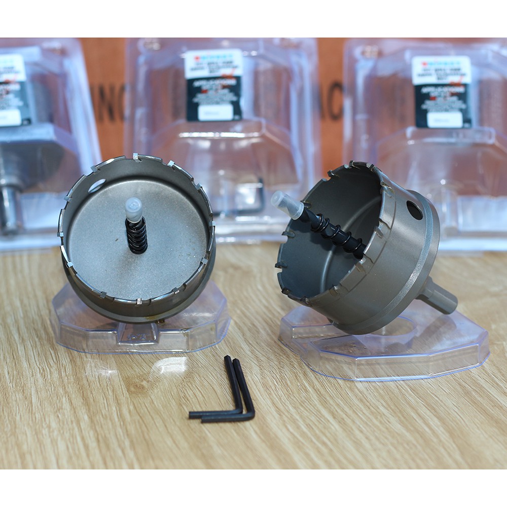 Mũi khoét lỗ kim loại UniFast MCT-69 (Ø69mm) răng hợp kim siêu cứng sử dụng trên mọi loại máy khoan
