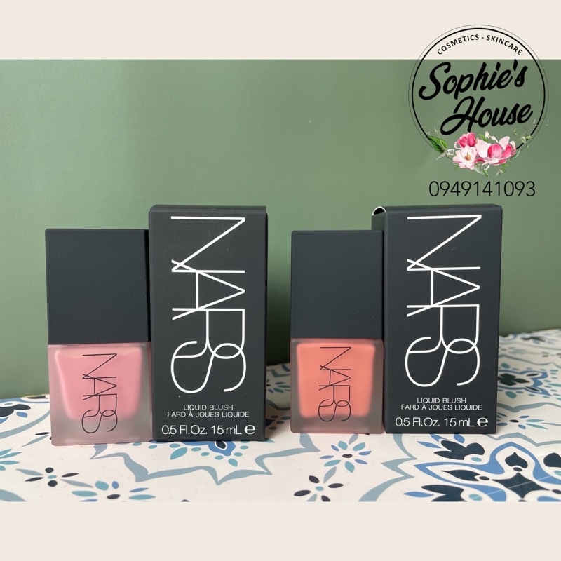 Má hồng dạng kem Nars Liquid Blush Orgasm / Torrid