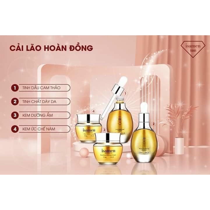 Tinh dầu cam thảo ISAMEN làm sáng da dành cho da thô sần, lỗ chân lông to | BigBuy360 - bigbuy360.vn