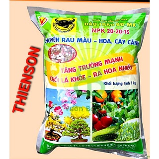 PHÂN 3 màu NPK 20-20-15  ( 1 KG) [ ĐẦU TRÂU BÌNH ĐIỀN]