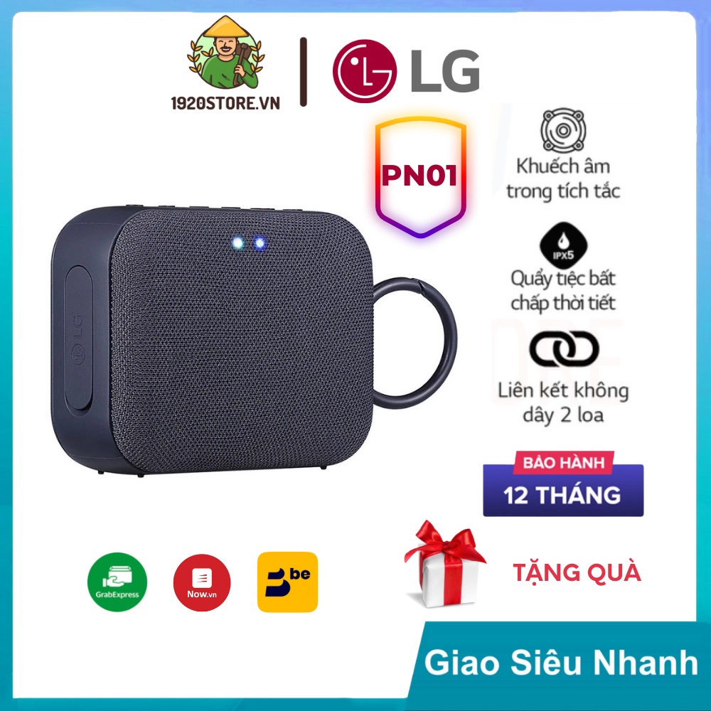 【Giao Hỏa Tốc】Loa Bluetooth di động LG XBOOM Go PN1 - Chính hãng BH 12 Tháng