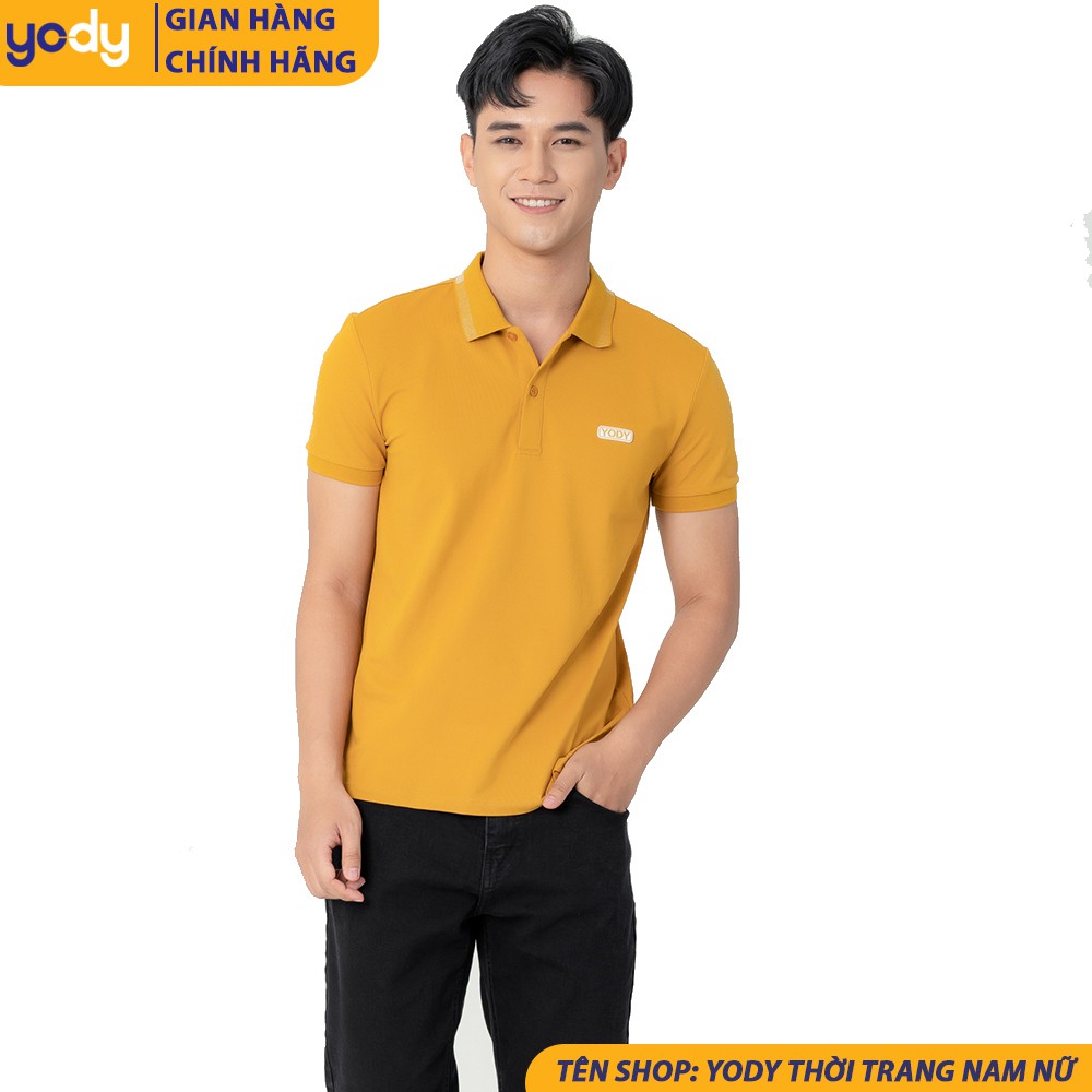 Áo phông nam Mắt Chim YODY áo thun nam ngắn tay có cổ co giãn thấm hút mồ hồi tốt APM3299 | BigBuy360 - bigbuy360.vn