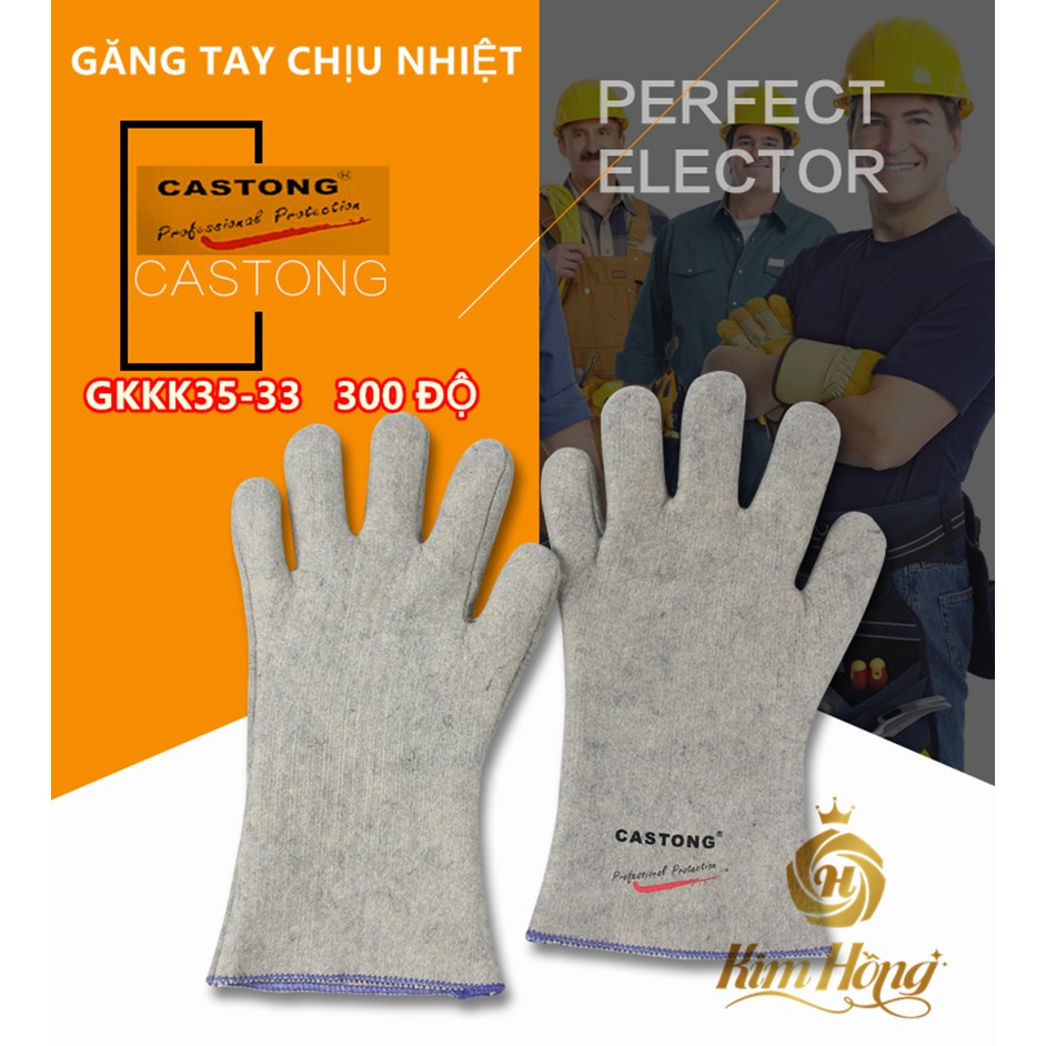 GĂNG TAY CHỊU NHIỆT 300℃ CASTONG GKKK35-33, 35-26