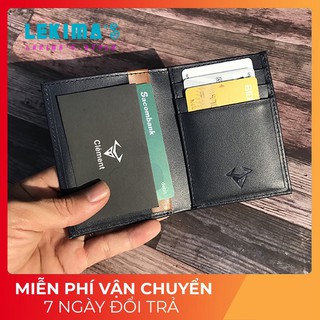 [Chính Hãng - Da Bò Thật 100%] Ví Da Bò Nam Clément Kiểu Đứng [BH 12 tháng - Full Box]