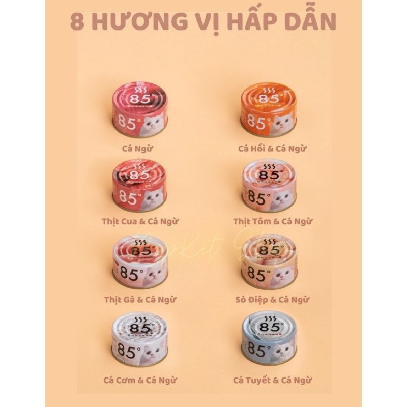 Pate cho mèo FURRYTAIL 85 độ