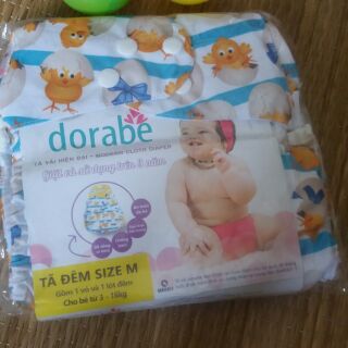 Bỉm dorabe đêm size m cho bé 3 - 16kg