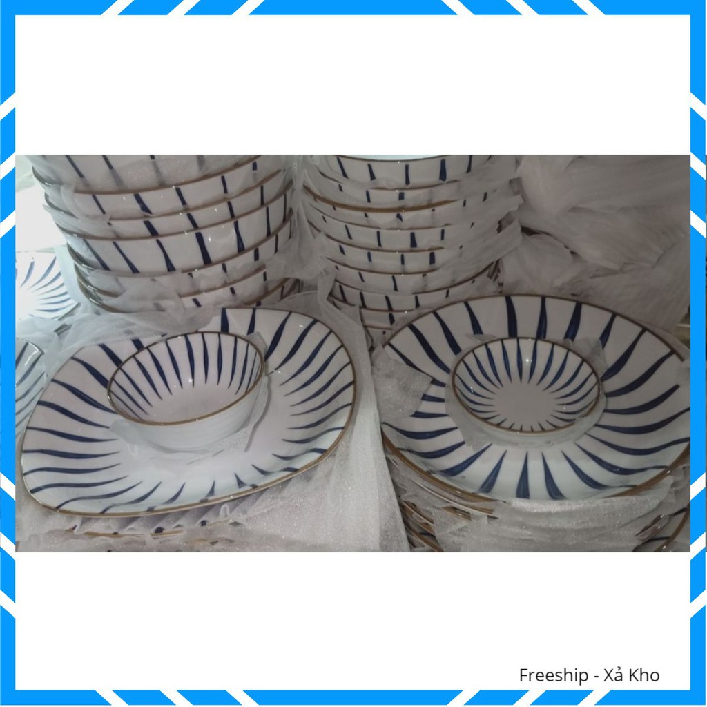 Xả Kho (Hàng Cao Cấp ) Đĩa Sứ Bát Tràng Cao Cấp ms 606 | BigBuy360 - bigbuy360.vn