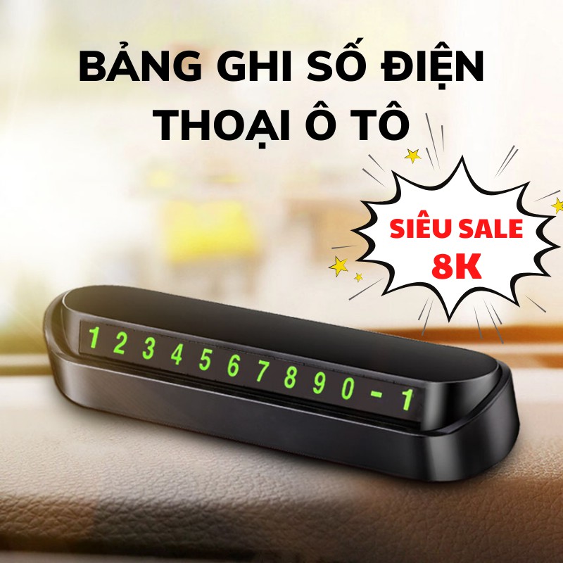 Bảng Ghi Số Điện Thoại, Bảng Ghi Để Taplo Xe Hơi - AMINO