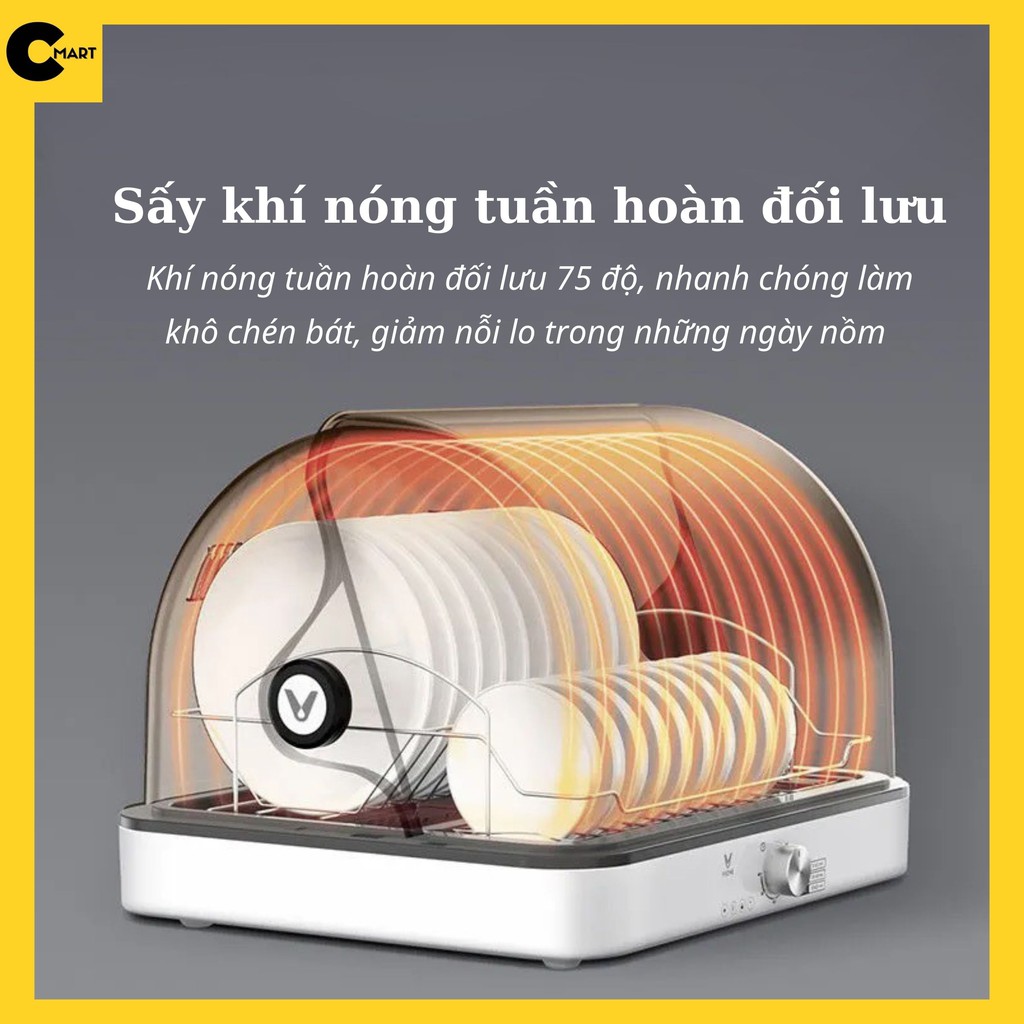 Máy sấy khử trùng UV Viomi ZTP55A-1 [CMART GIA DỤNG TIỆN ÍCH]