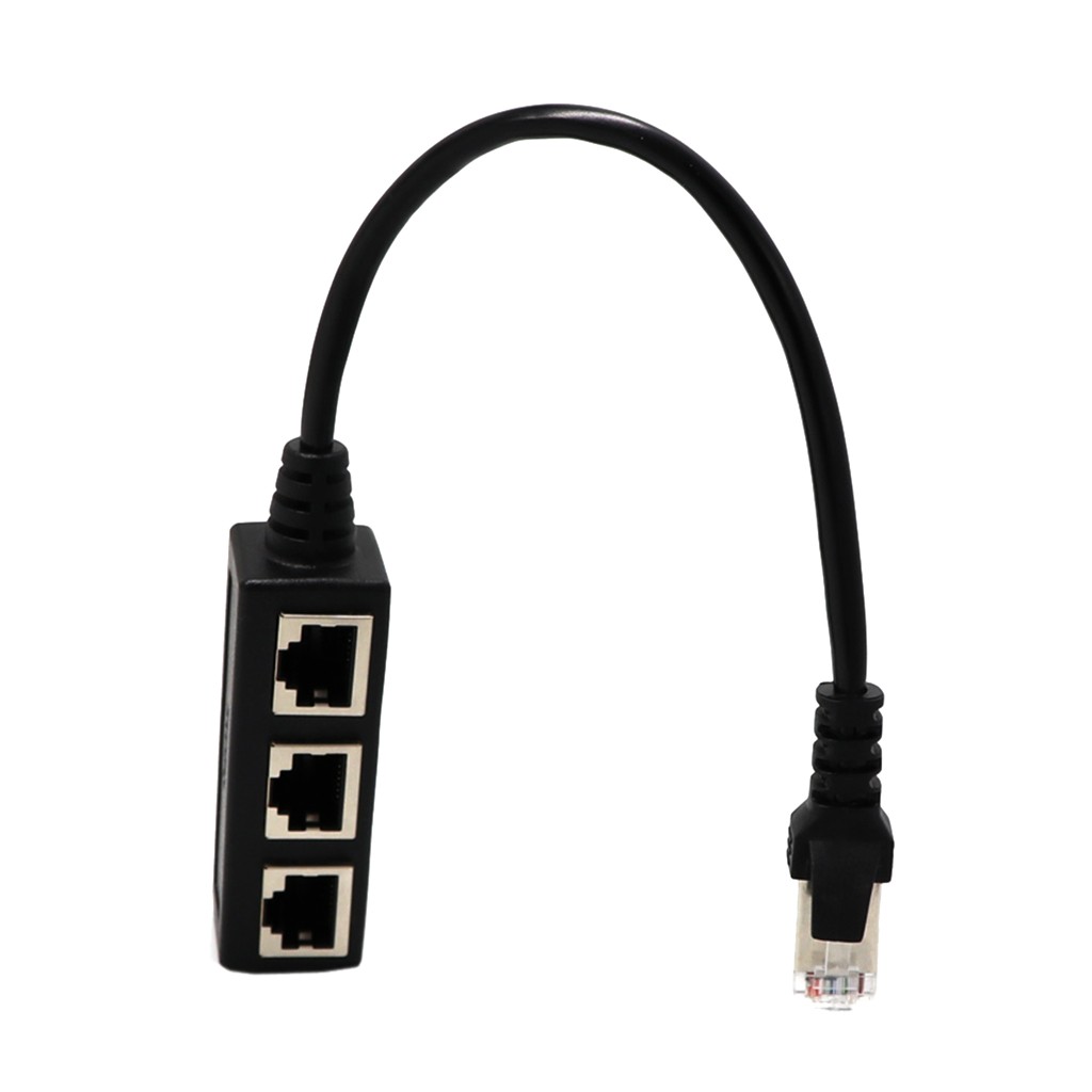 [Bộ chia cáp mạng LAN RJ45 Ethernet Bộ chuyển đổi mở rộng 3 chiều