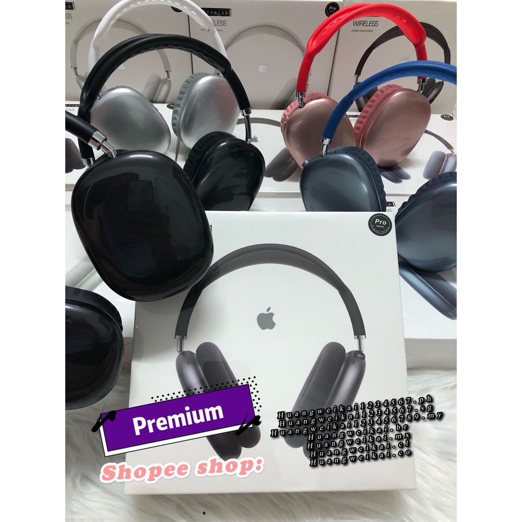 Tai Nghe Bluetooth 5.0 Không Dây Hifi 9d Chống Thấm Nước Cho Airpods Max Pro 1: 1