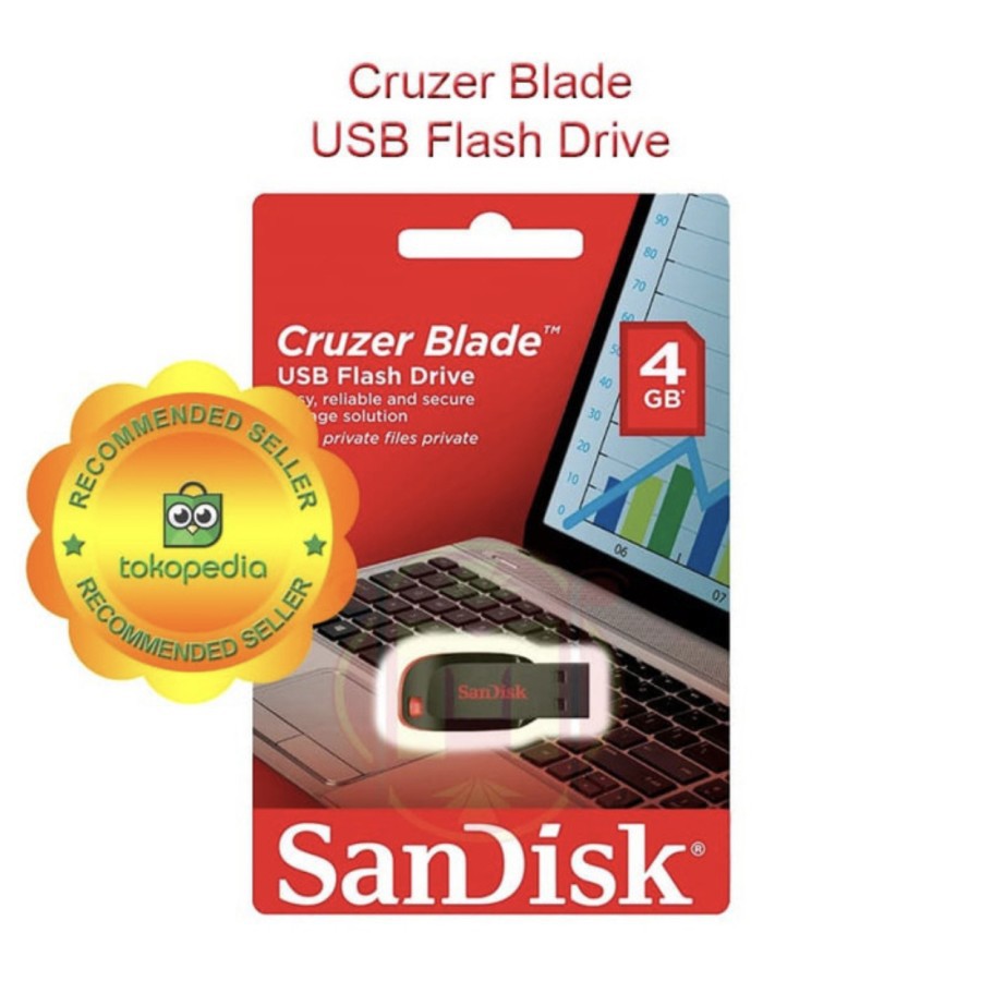 Usb Flashdisk Sandisk Cruze Blade 4gb 4gb