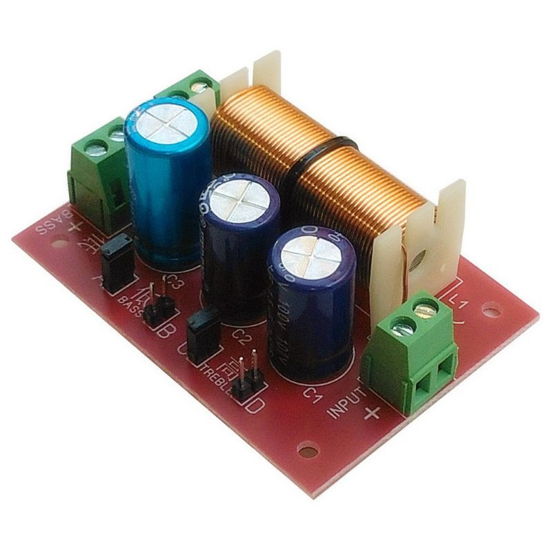[yxa] YLY-2088 400W Adjustable Full Range Treble Bass Audio Speaker Frequency Divider Distributor 2-Way Crossover Filters
