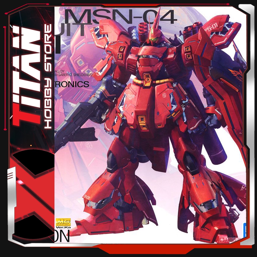 Mô hình lắp ráp Gunpla MG 1/100 Sazabi Ver.Ka Gundam Bandai Japan