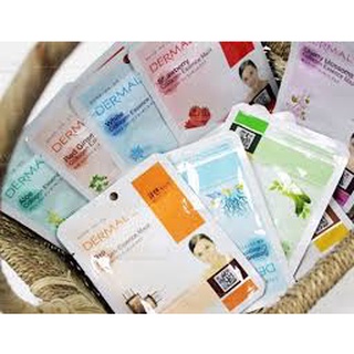 Combo 5 mặt nạ dưỡng da Dermal Hàn Quốc các loại