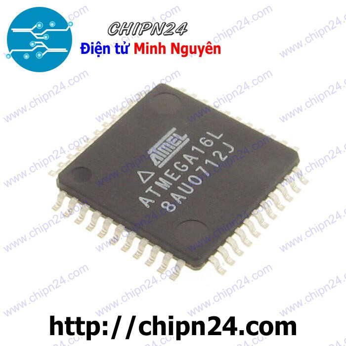 [1 CON] ATmega16L-8AU TQFP-44 (SMD Dán) (ATmega16L ATmega16)