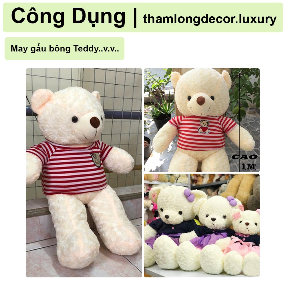 ️ 1m x 1m6 Vải lông xoắn may gấu bông outfit doll crunchies | vải Decor phòng ngủ chụp hình sản phẩm