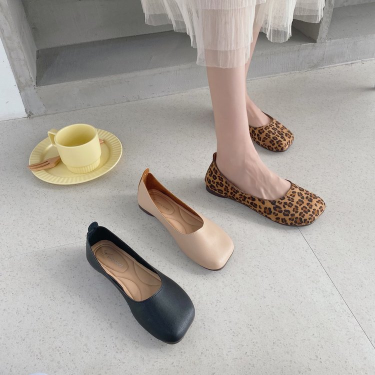 Giày búp bê đế mềm mũi vuông thời trang sành điệu thanh lịch cho nữ | BigBuy360 - bigbuy360.vn