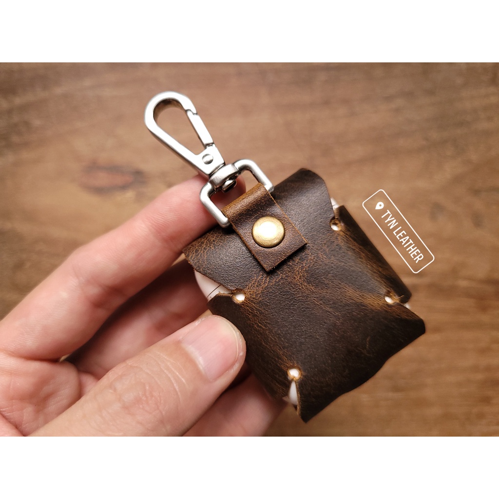 Bao da tai nghe Airpods 2 - Đồ da thủ công Tynleather