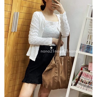 Set áo 2 dây + cardigan