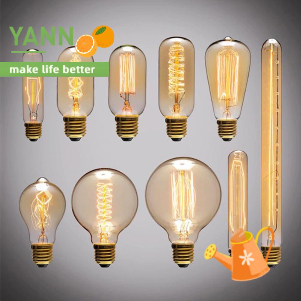 Bóng Đèn Thủy Tinh E27 40W Phong Cách Cổ Điển Dùng Trang Trí