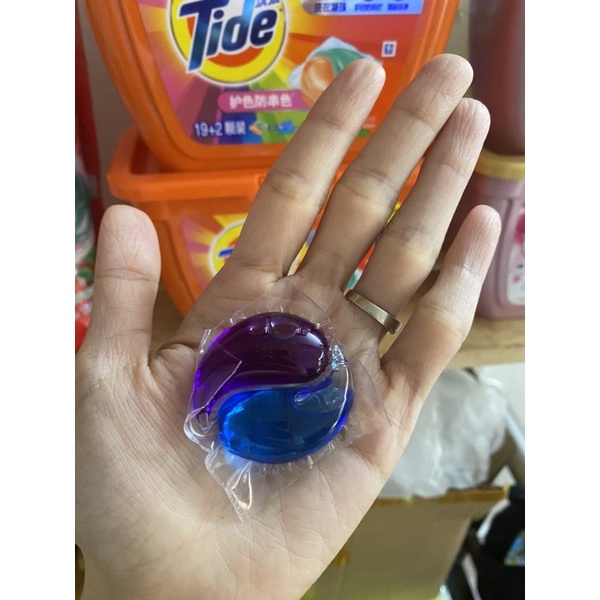 VIÊN GIẶT XẢ TIDE ,bền màu ,ít nhăn, lưu hương
