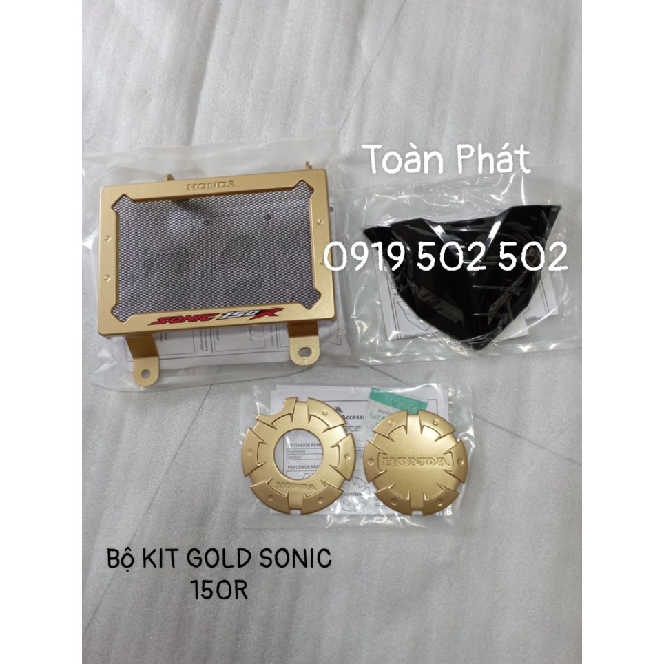 BỘ KIT GOLD AHM SONIC 150R - CHÍNH HÃNG AHM INDONESIA - CHE KÉT SONIC 150R