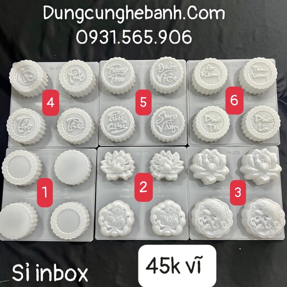 Khuôn Phúc lộc Thọ Tài An Khang Thịnh Vượng Phát Tài Phát Lộc trung thu đoàn viên sum vầy phú quý