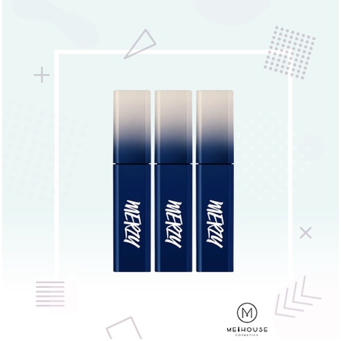 [Ver Noir] Son kem siêu lì, siêu mịn Hàn Quốc Merzy The First Velvet Tint