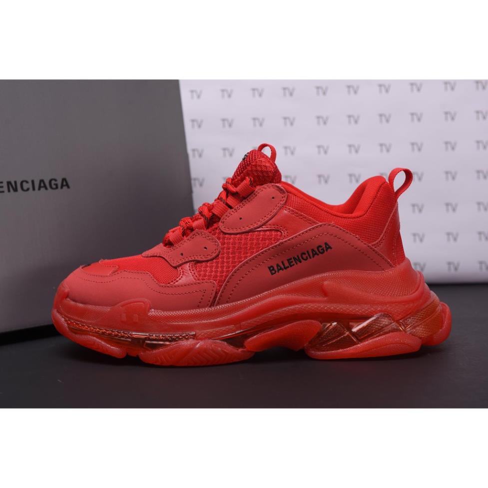 GIày Nam Sneaker Ba len Ciaga đế khí đỏ mận