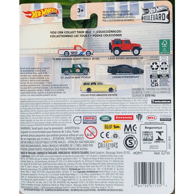 Hobby Store xe mô hình Hot Wheels Premium Boulevard 2022 Set Lẻ