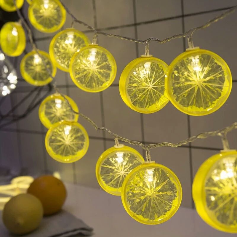 Dây Đèn Led Trang Trí Hình Quả Chanh