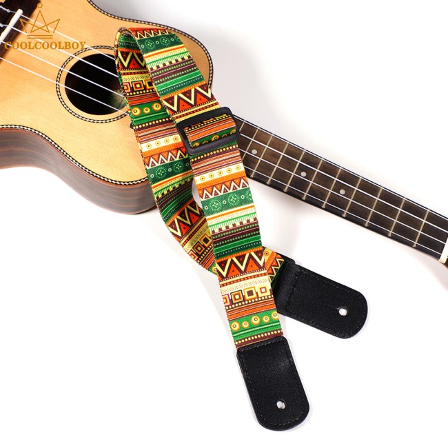 Dây Đeo Đàn Ukulele In Họa Tiết Thổ Cẩm