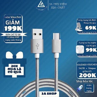Dây cáp sạc ip ,sam.sung type c,micro usb android, oppo, dây cáp sạc 1m