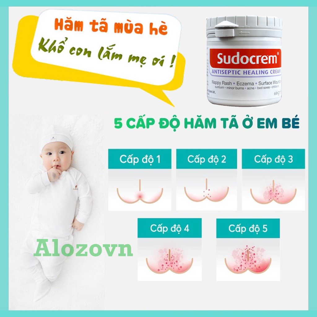Sudocrem Anh 60g - Kem Hỗ Trợ Giảm Hăm Tã Cho Trẻ Từ Sơ Sinh