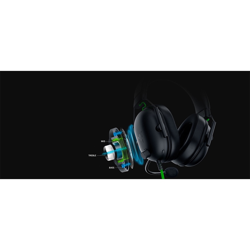 Tai nghe Razer BlackShark V2 X - Wired Gaming Headset - RZ04-03240100-R3M1 chuẩn kết nối 3.5mm