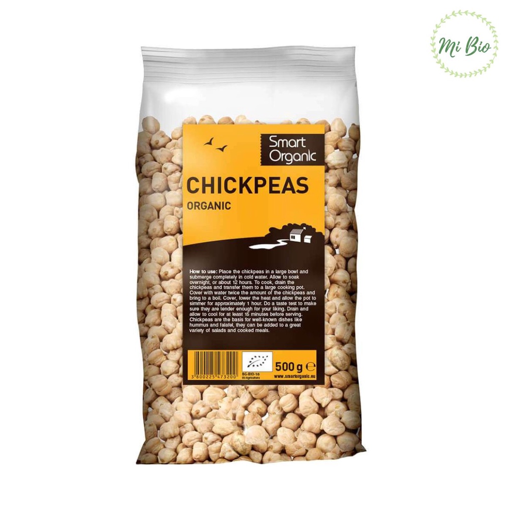 Đậu gà hữu cơ 500g (Chickpeas) - Smart Organic