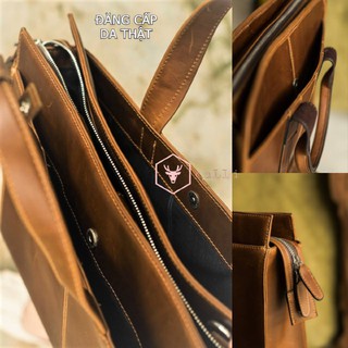 Cặp da Nam công sở cao cấp, Túi đựng laptop da bò mã CL18, Sang Trọng, Lịch Lãm, Đẳng Cấp Doanh Nhân
