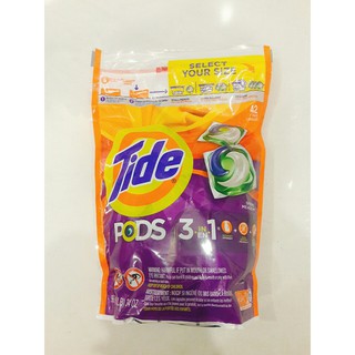Viên Giặt Tide Pods 3 In 1 loại 42 viên - (967g /2.12BL/ 34OZ)