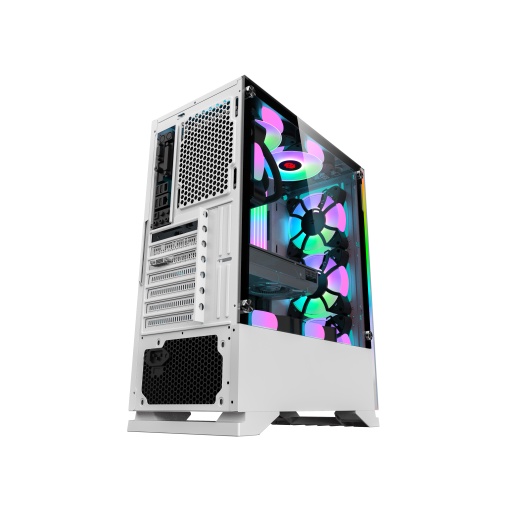 Vỏ case  CESAR SNOW White , Black ATX